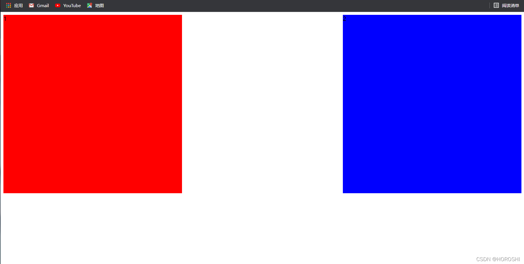 将两个或多个div放在同一行