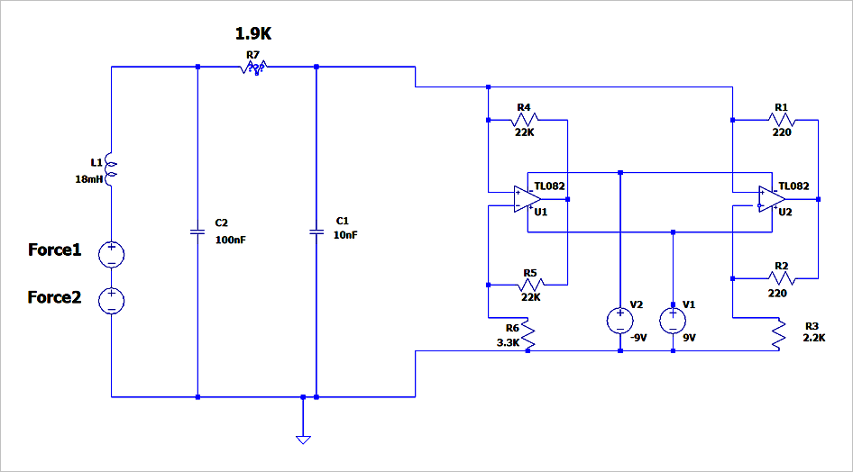 ▲ 图1.2.4 仿真电路图
