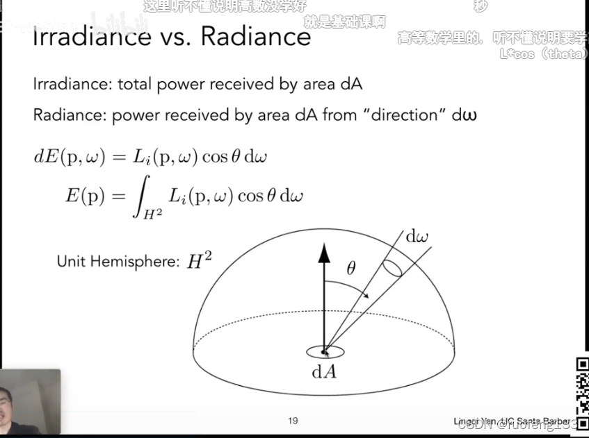 radiance和irradiance