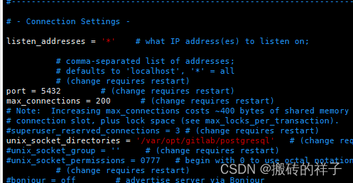 listen_addresses = '*'