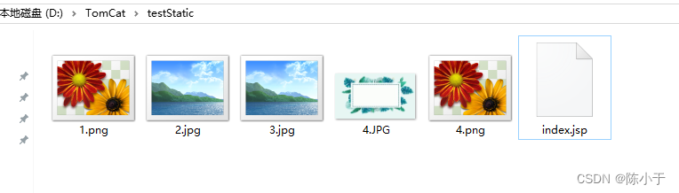  D:\TomCat\testStatic 对应的文件
