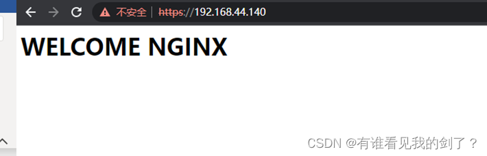 linux自建证书搭建https（单项加密）