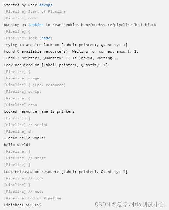 50-Jenkins-Lockable Resources插件实现资源锁定
