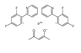 双[2-(2,4-二氟苯基)吡啶-C2,N‘](乙酰丙酮)合铱(III)376367-95-2，齐岳提供金属配合物