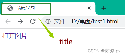 web前端-《初识HTML》(附实例详解)
