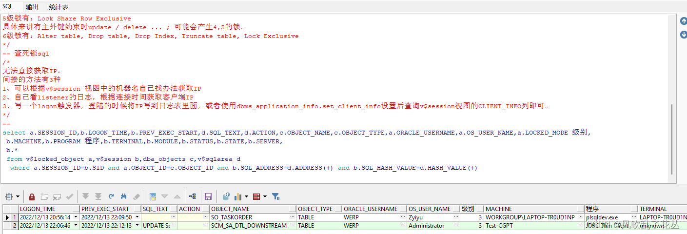 Oracle SQL学习笔记