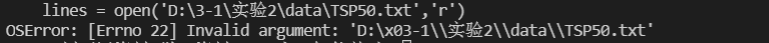 报错OSError: [Errno 22] Invalid argument 的一种解决方法