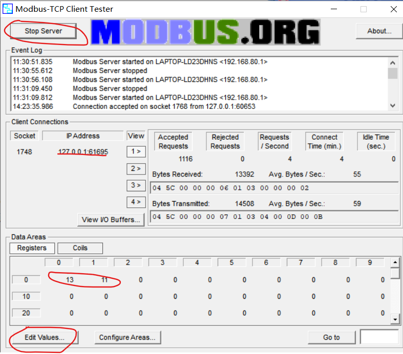 RapidScada通信配置及用modbus ClientTester模拟数据_modbus tester_想再眯一会的博客-CSDN博客