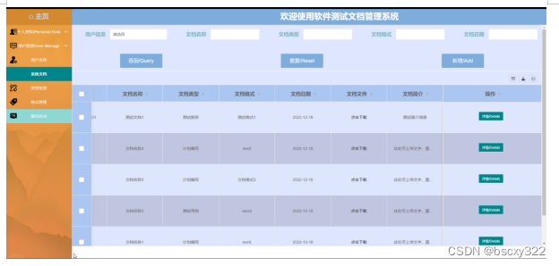 毕设文案 赠源码28035-php软件测试文档管理系统