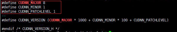 cudnn版本