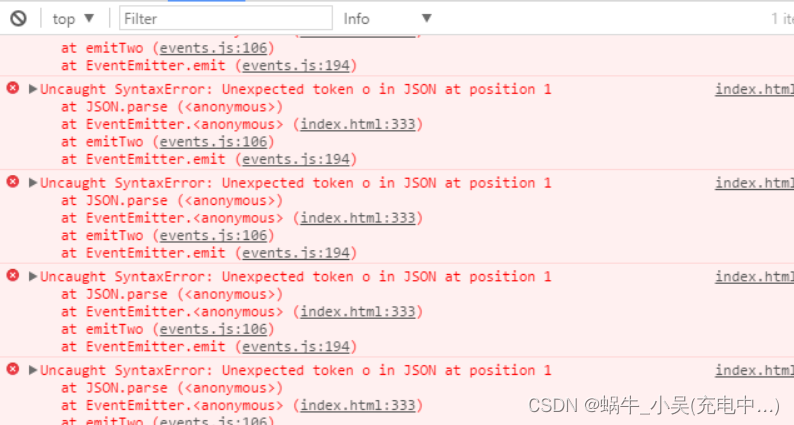 Uncaught SyntaxError: Unexpected Token O In JSON At Position 1-CSDN博客