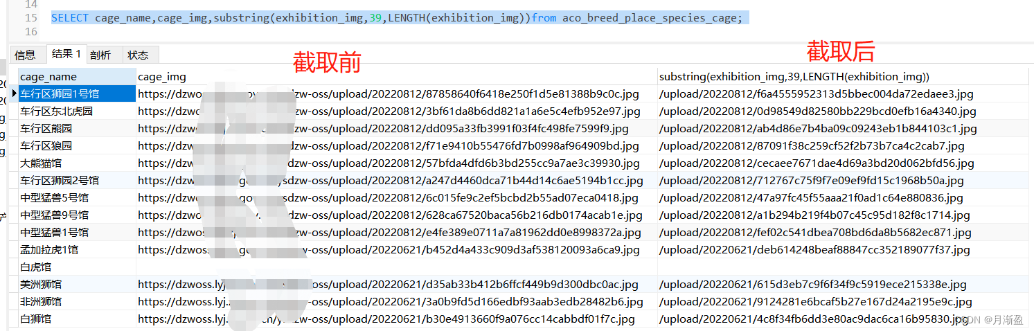 sql查询中截取字符串的函数_sql截取逗号后面的字符串