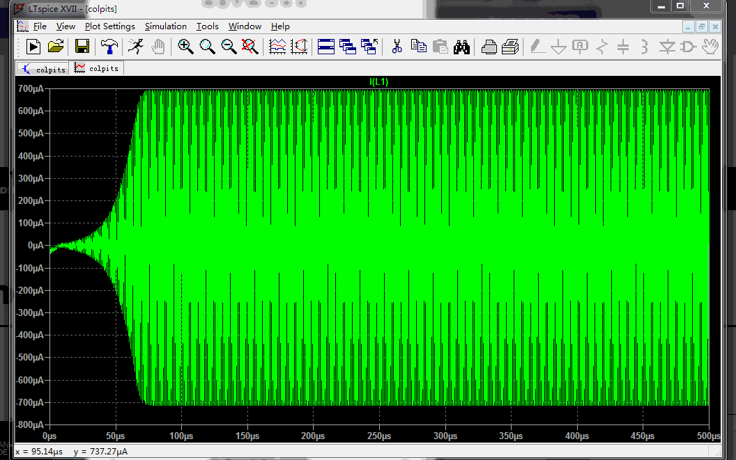 ▲ 图1.2.2  观察仿真输出波形