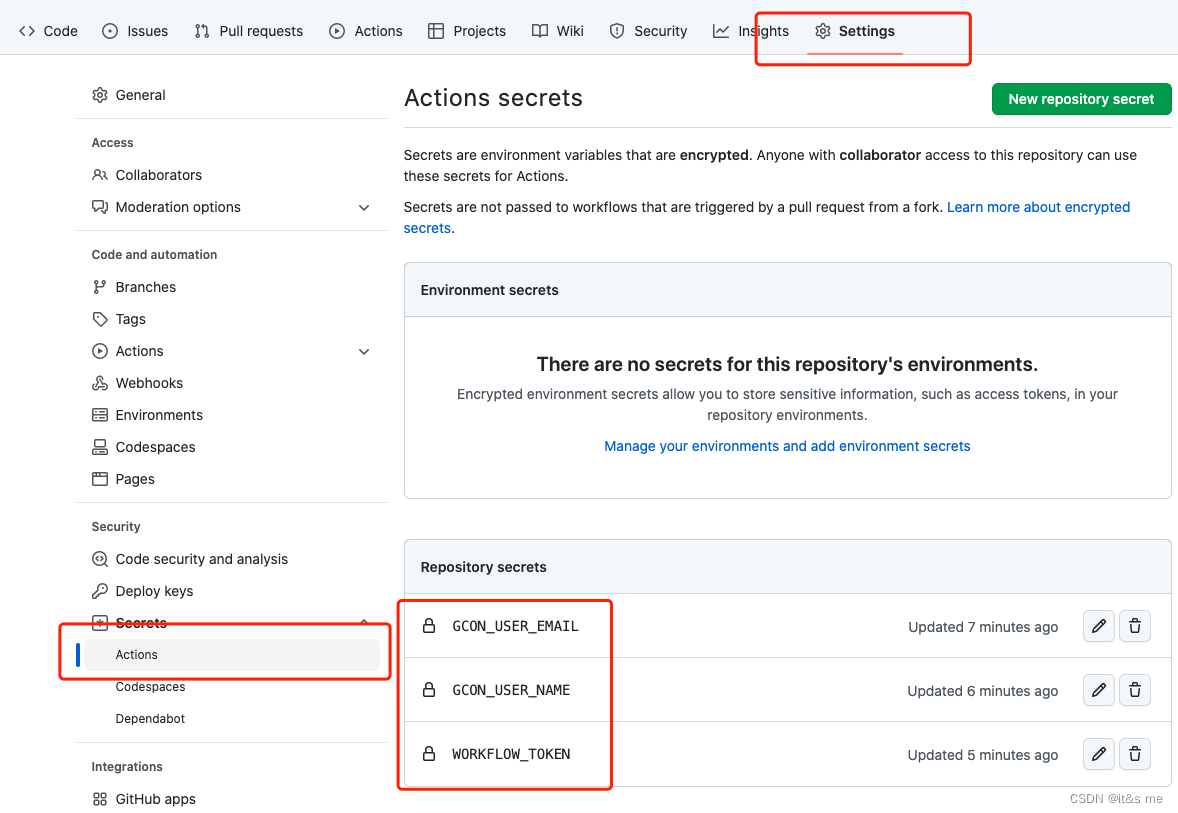 github action定时任务