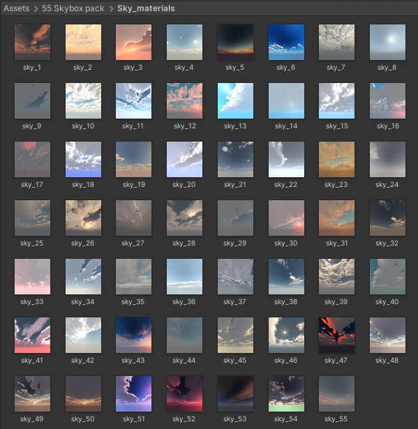 unity skybox天空盒下载