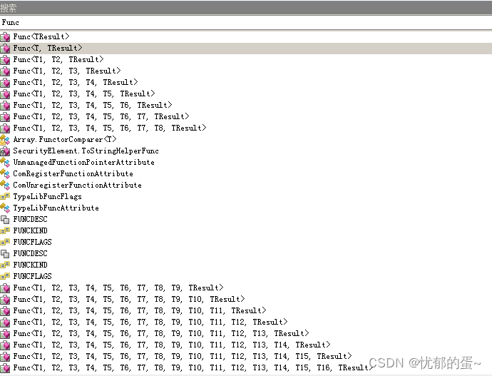 .NET Framework中自带的泛型委托Func