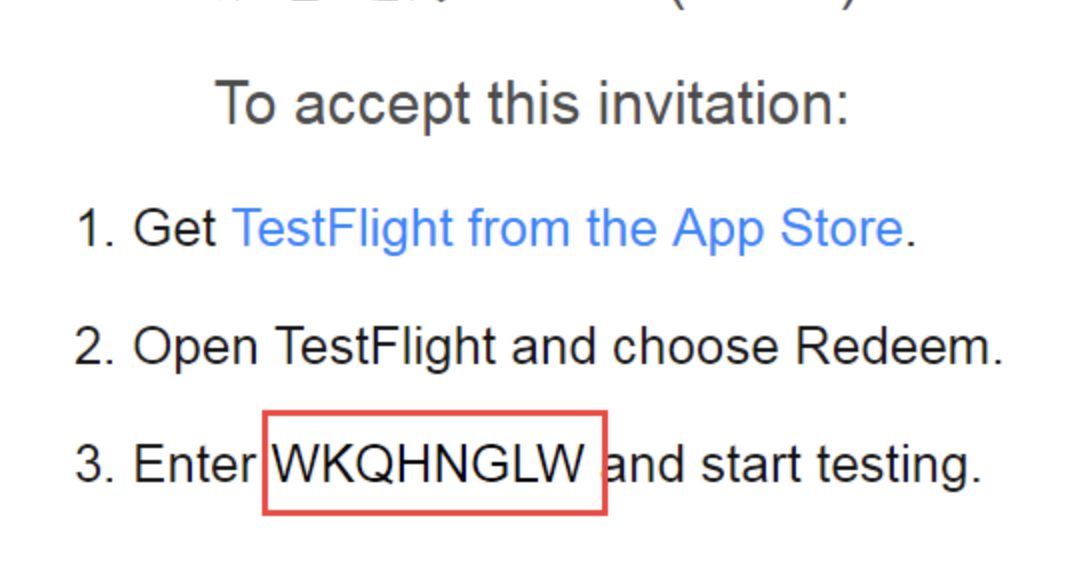 testflight兑换图片