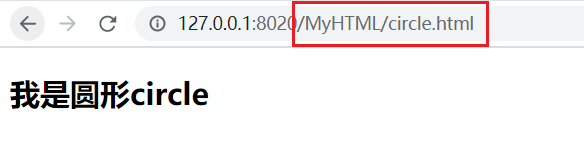 circle.html页面