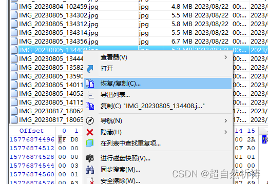 WinHex数据恢复方法（误删后没覆盖）