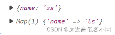 JS中Map对象与object的区别