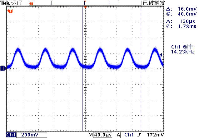 ▲ 图2.2.1 测量SP-45ML输出信号