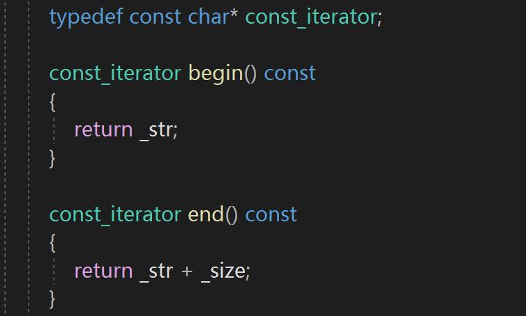 C++_简单模拟实现string的基本结构