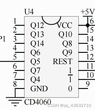 CD4060引脚图