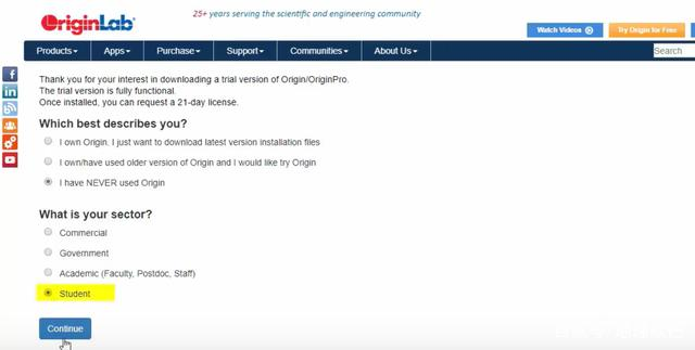 Origin Pro2022教育版官方申请、安装及汉化、续期