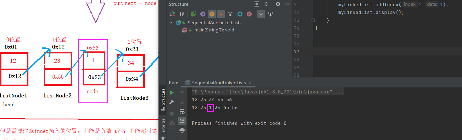 Sequential And Linked Lists - 顺序表 和 链表 - 单向链表部分 - java（图文并茂，你值得一看 ...