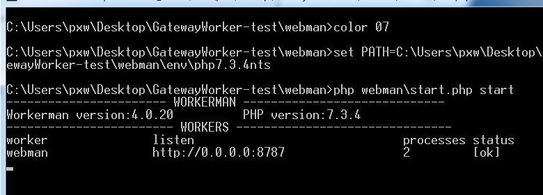 webman windows调试环境搭建