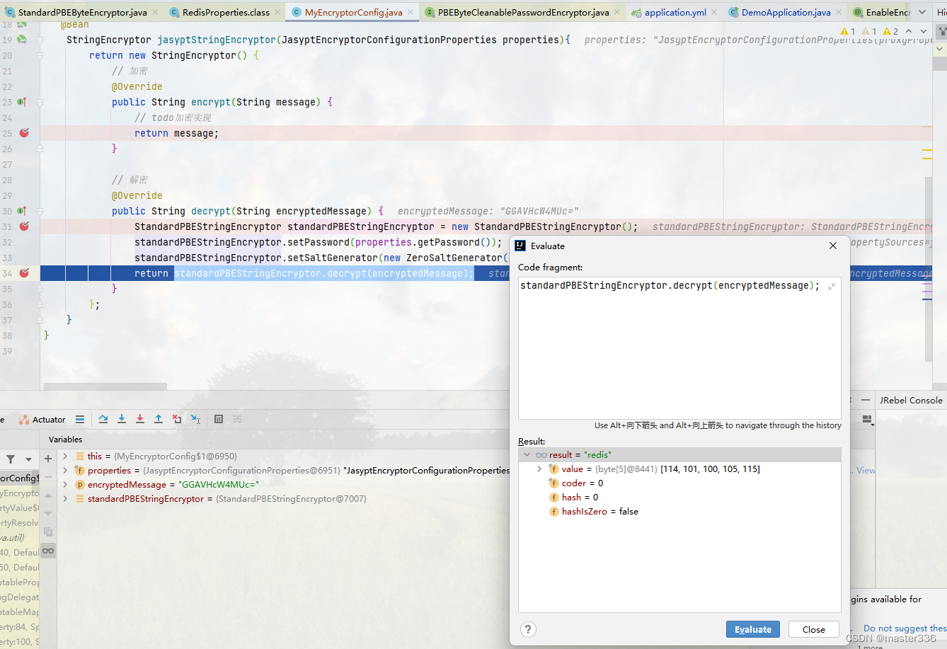 [SpringBoot]基于jasyptspringbootstarter对配置加解密CSDN博客