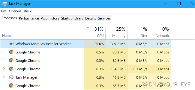 Window Express Down Module 如何在 Windows 10 上修复 Windows Modules Installer Worker 占用高 CPU-CSDN博客