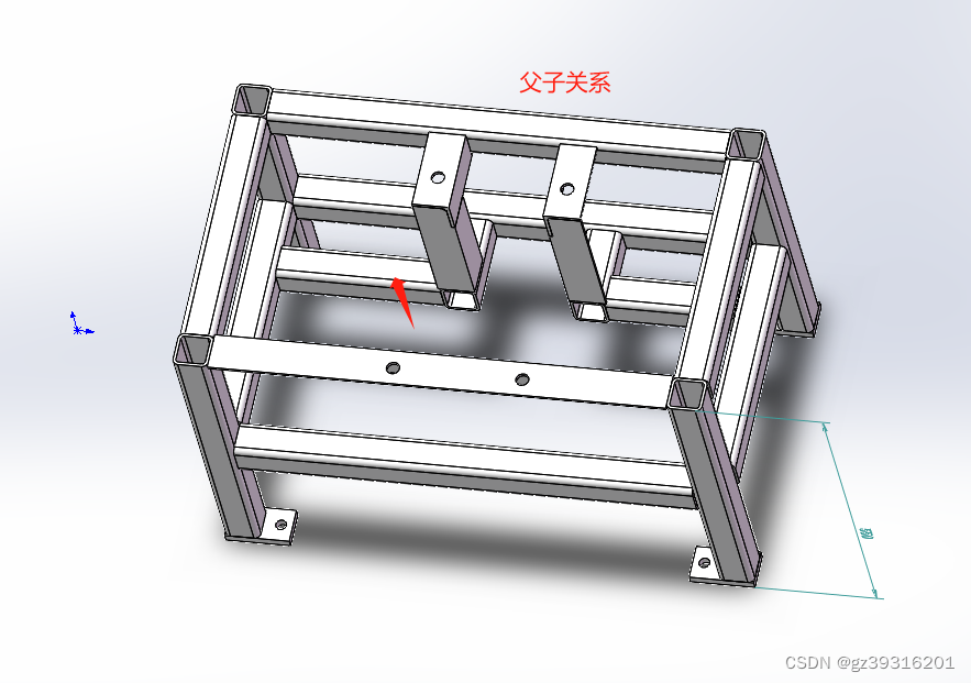 sw型材利用父子关系找最新特征