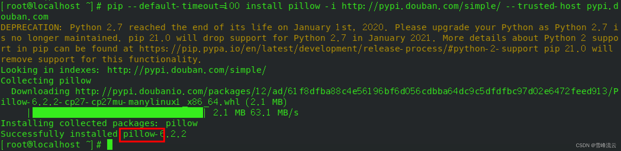 在CentOS 7.7 x86_64上为python 2.7.5安装pip的靠谱方法