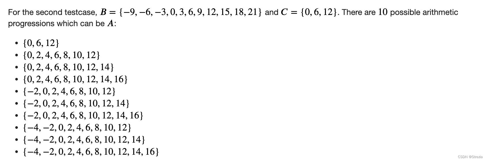 CF1673D. Lost Arithmetic Progression 思维