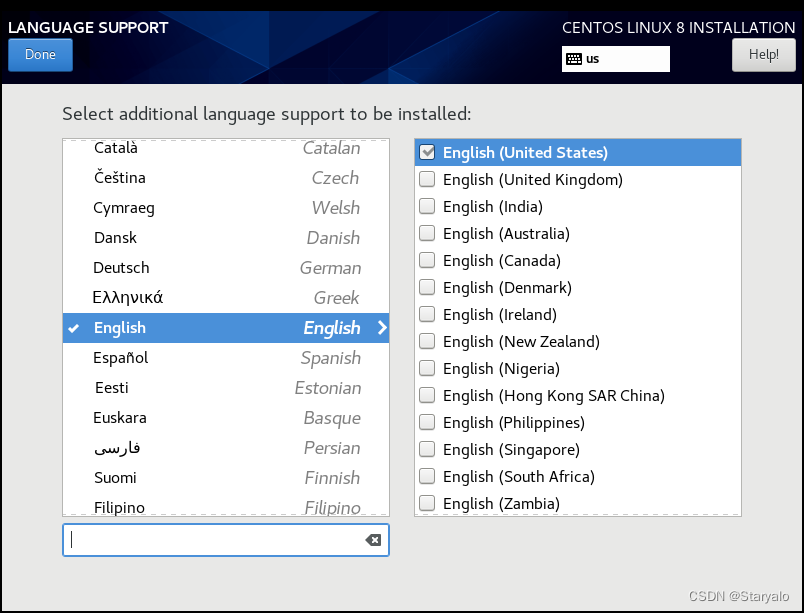 1.2.6 LANGUAGE SUPPORT