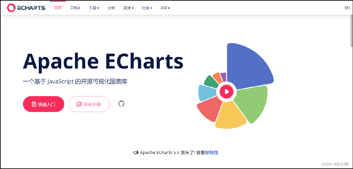 Apache ECharts简单介绍及入门案例