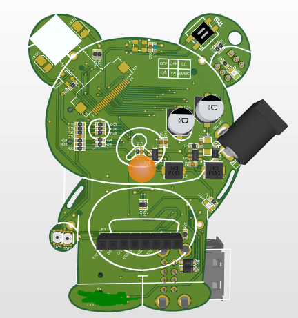 1,pcb形状工具:autocad2020文件类型:画完后,低版本导出为小熊.