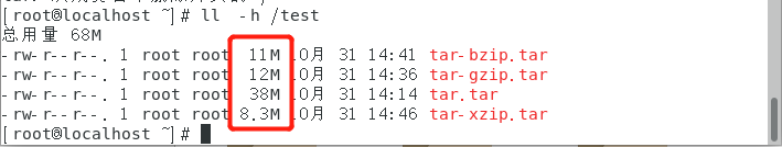 Linux文件打包及压缩、解包及解压