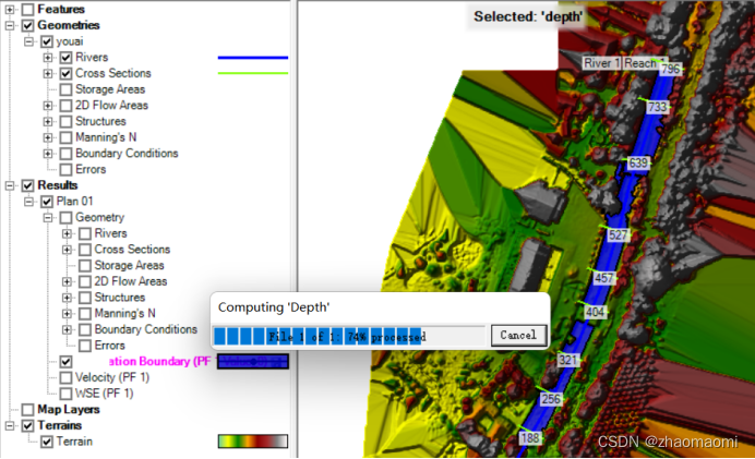 使用HEC-RAS生成淹没范围图——HEC-RAS小技巧(二)_hecras洪水淹没-CSDN博客