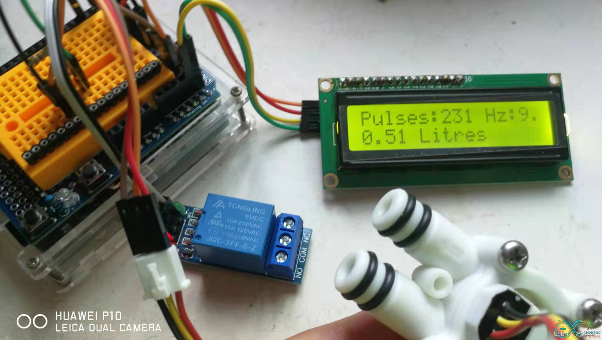 【雕爷学编程】Arduino动手做（88）---水流量传感器模块4