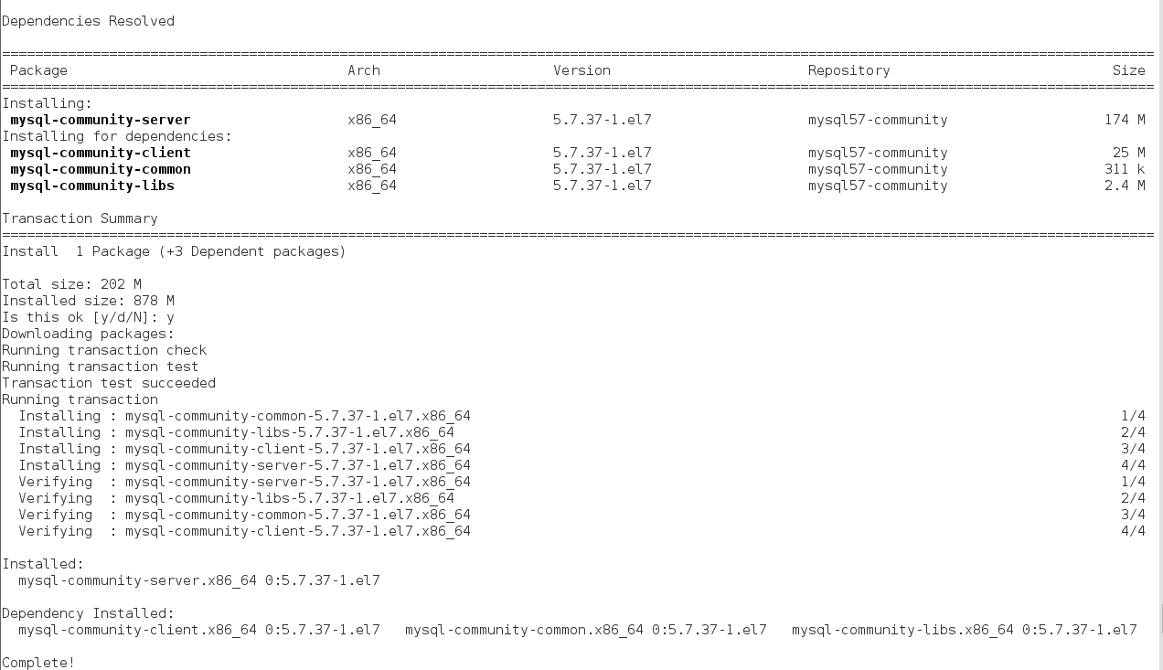 GPG Keys are configured as file///etc/pki/rpmgpg/RPMGPGKEYmysql