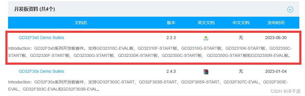 开发板资料下载