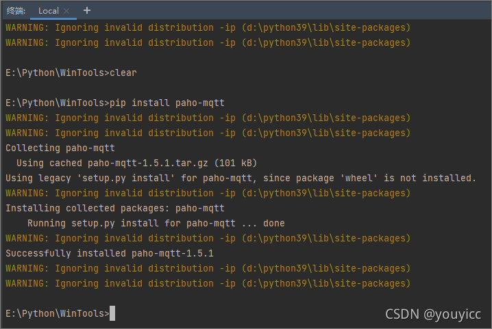 Python使用paho.mqtt连接Mosquitto_python paho-mqtt mosquitto-CSDN博客