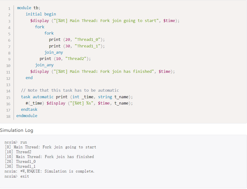 SystemVerilog笔记——Threads_systemverilog 线程-CSDN博客