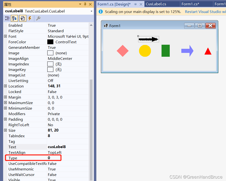 C#重写Label类实现绘制箭头,矩形,圆形,菱形,三角形_GreenHandBruce ...