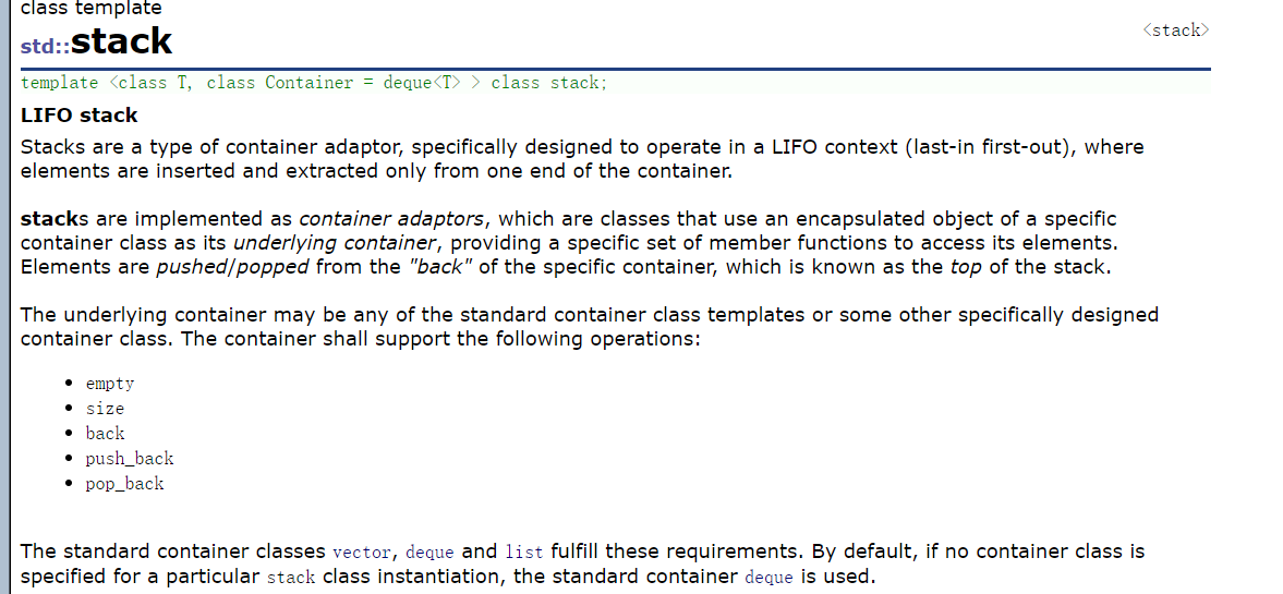 C++STL container adapter: stack, queue, priority queue - Programmer Sought