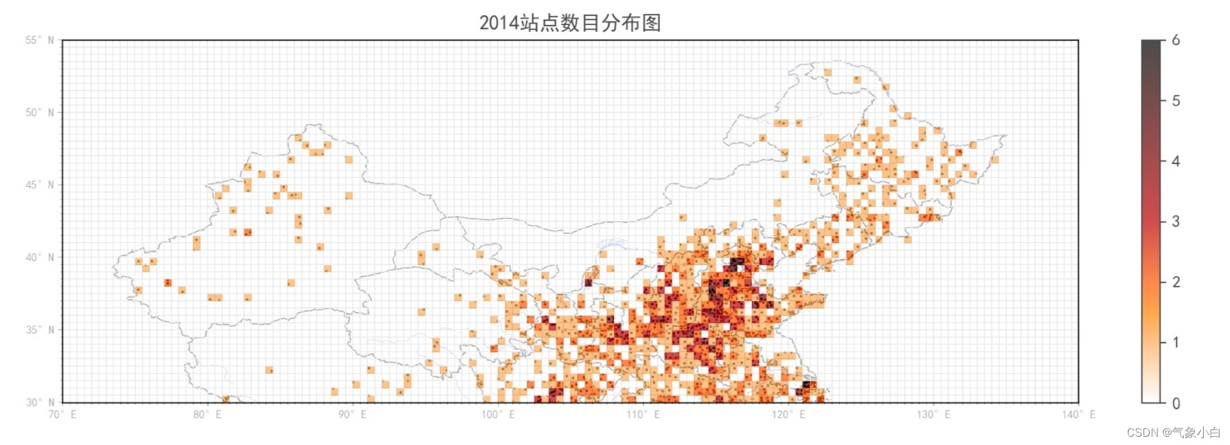 python | 画中国站点数量空间分布图_python站点数据空间分布图-CSDN博客
