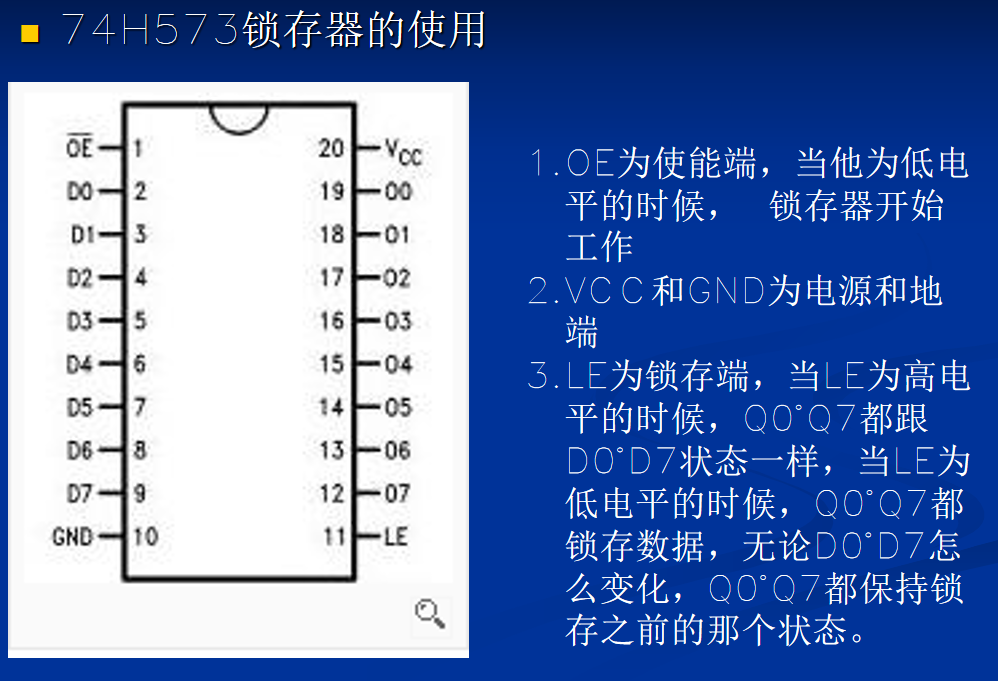 电子器件系列23：74HC573锁存器